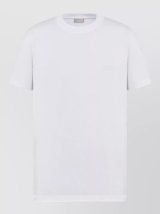 Dior logo t shirt crew neck short sleeves