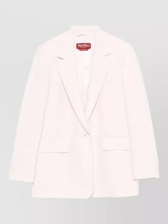 Max Mara single breasted cady blazer mstbosco