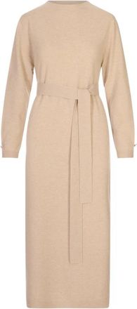 Fabiana Filippi Abiti - Dames - Kleedjes - Beige - 2XS - Kleedjes