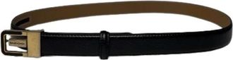Balenciaga Pre-owned Vintage Logo Riem - Dames - Vintage Accessoires - Zwart - ONE Size - Leer - Vintage