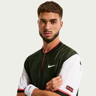 Nike Mens Court Slam Dri-FIT Wild Tennis Top in Green | IM5785-317