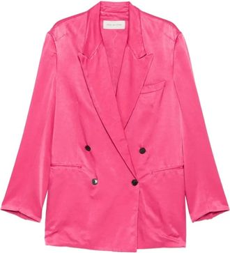 Dries Van Noten Jassen, Dames, Roze, S, Giacca