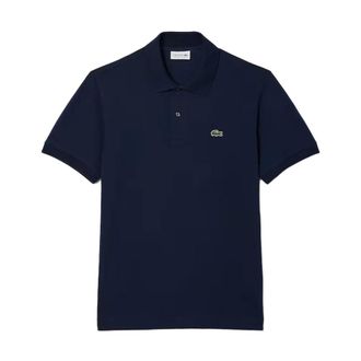 Lacoste Polo Shirts, male, Blue, Size: 3XL Ribbed Collar Shirt Iberis