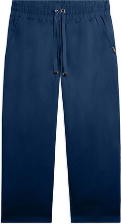 Freddy Pantaloni Cropped in Popeline elasticizzato