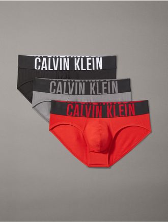 Calvin Klein Mens Intense Power Micro 3-Pack Hip Brief - Multi - 2XL
