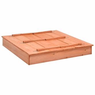 vidaXL Arenero De Madera De Abeto 95x90x15 Cm Vidaxl