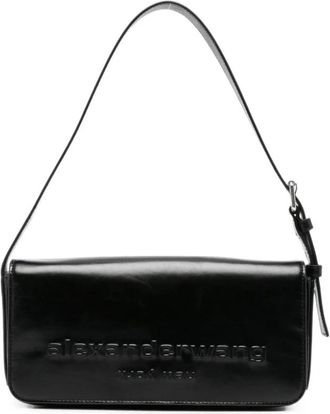 Alexander Wang Tas - Dames - Schoudertassen - Zwart - ONE Size - Leer - Tassen
