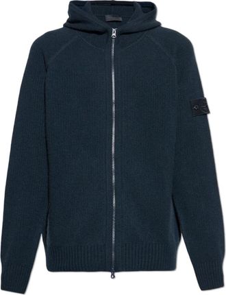 Stone Island Sweatshirts & Hoodies - Heren - Cashmere truien - Blauw - L - Kasjmier - Truien & Vesten