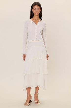 Rebecca Taylor Skye Skirt in Cream at Nordstrom, Size X-Small