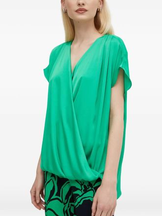Joseph Ribkoff Blusa con scollo a V - Verde