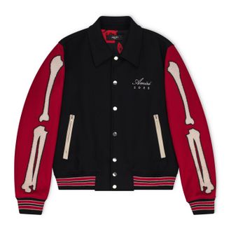 Amiri Black/Red Lunar New Year Bones Jacket
