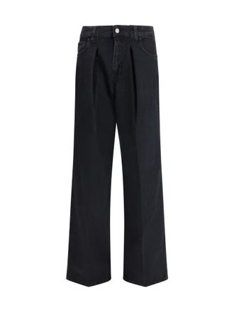 Haikure Black Loose Low Rise Jeans