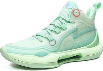 Generic Unisex High Top Basketball Shoes are Breathable Lightweight Comfortable for Sports Training Boots Walking Shoes(Green,4.5 UK)