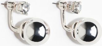 H&M Ohrringe mit Kugeldetails - Silber