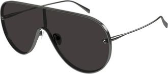 Alexander McQueen Accessoires, unisex, Grijs, ONE Size, Authentieke Bril met Topkwaliteit