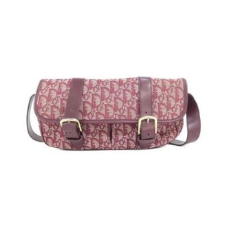 Dior Pre-owned Canvas Shoulder Bag - Dames - Pre-owned - Rood - Maat: ONE Size