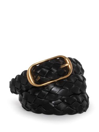 Nili Lotan Riem met logo - Zwart