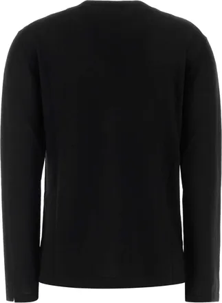 The Row Womens Black Cashmere Poesis Sweater Exterior: T-Shirt T-shirts And Polos