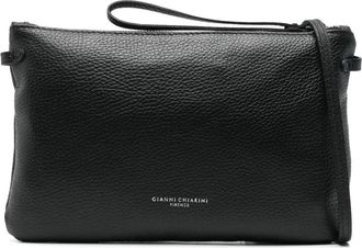 Gianni Chiarini Hermy clutch bag - women - Calf Leather - One Size - Black