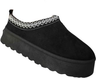 Ikrush Aztec Detail Low Ankle Platform Slipper Bootscasual Low Ankle Regular