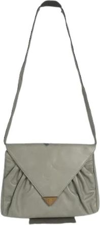 Celine Pre-owned Cross Body Bags, female, Gray, Size: ONE SIZE Pre-owned Leather celine-bags