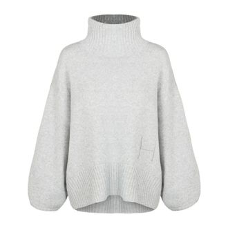 H&eacute;st H&eacute;st - FAM Trui - Dames - Truien - Grijs - Maat: XS Wol