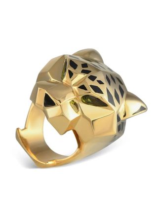 Cartier Anello Panthère de Cartier in oro giallo 18 carati con tsavorite e onice