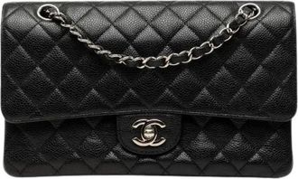 Chanel Pre-owned Matelasse Caviar Skin Shoulder Bag - Dames - Vintage Schoudertas - Zwart - ONE Size - Leer - Vintage