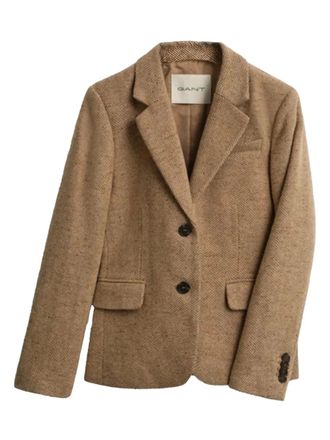 GANT herringbone blazer - Brown