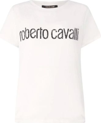 Roberto Cavalli Mujer, Camisetas, Blanco, Talla: XL