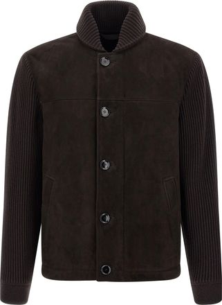 Brioni Suede Bomber Jacket