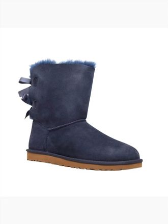 UGG Womens Baily Bow Boots In Navy