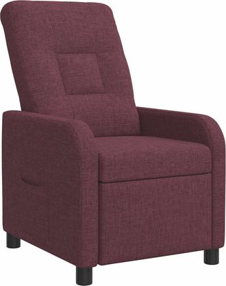 vidaXL Recliner Morado Tela Vidaxl
