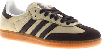 adidas Originals Womens Trainers Samba Og Suded Putty Grey Black - Size UK 3.5