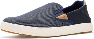Olukai Laeahi Nui Mens Shoes Trench Blue/Tan : 10.5 D - Medium, Textile