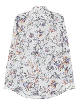 Etro floral shirt - Blue