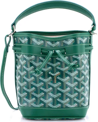 Goyard Petit Flot Bucket Bag Coated Canvas Mini