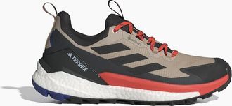 adidas Mens Terrex Free Hiker 2 Low Top Gore-Tex Hiking Sneakers - Beige Blk Ornge - Size: 7.5 41.3