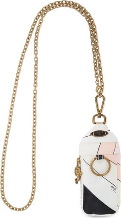 Pucci Portacarte con stampa Marmo - Rosa