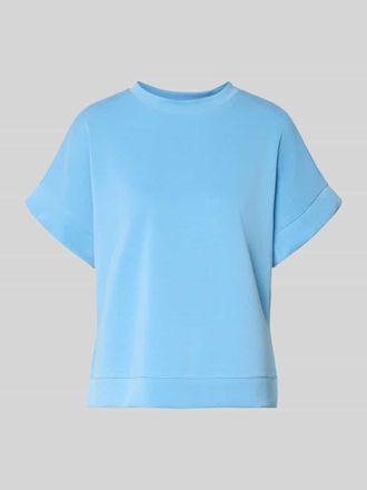 Rich & Royal Sweatshirt aus Modal-Mix mit Kapp&auml;rmeln in Hellblau, Gr&ouml;&szlig;e XL