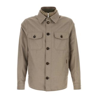 Moorer Dulac-Pum Jacket - Heren - Zomerjassen - Grijs - L - Polyester - Jassen