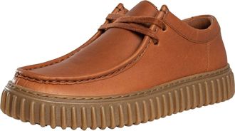 Clarks Torhill Lo Leren Schoenen, Bruin