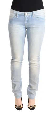 Acht Washed Cotton Low Waist Skinny Womens Jeans
