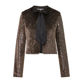 Veronica Beard Giacca con paillettes Bancroff - - Jackets - Donna - Giallo - S
