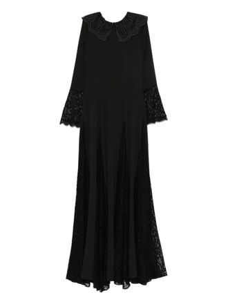 Miau by Clara Rotescu Novie gown - women - Silk/Polyamide/Elastane - 34 - Black