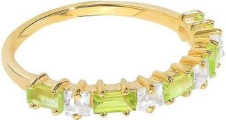 Tiramisu 14K Over Silver 1.30 Ct. Tw. Gemstone Solitaire Ring