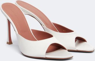 Amina Muaddi Alexa satin mules