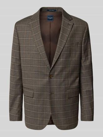 Christian Berg Regular Fit Sakko mit 2-Knopfleiste in Mittelbraun, Größe 110