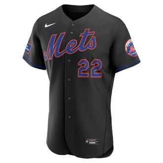 Nike Juan Soto New York Mets Nike Mens MLB Authentic Jersey in Black | 8900NMA1NM9-FE1