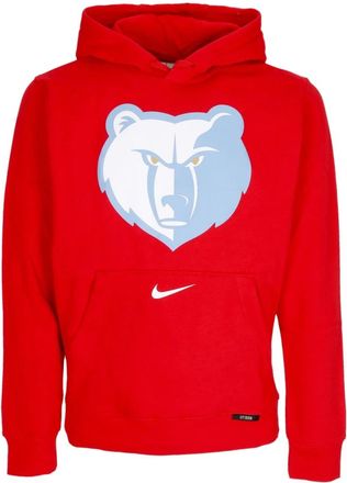 Nike City Edition Club Hoodie - Heren - Sportshirts - Rood - XL - Katoen - Fitness